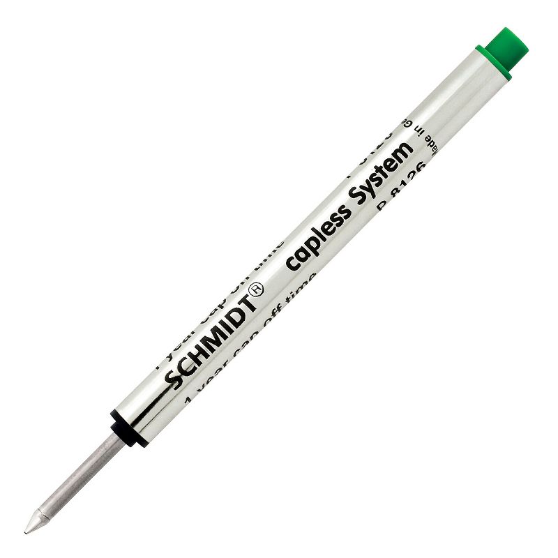Schmidt Ink Schmidt 8126 Rollerball Short Capless Refill Fine Green 2 Pack (SC58122), 3 of 6