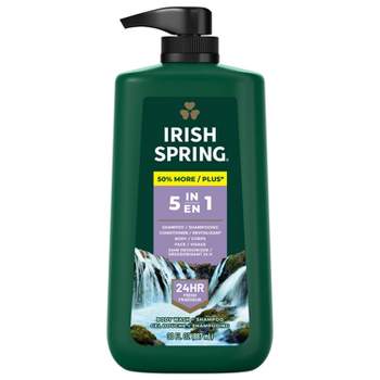 Irish Spring 5-in-1 Body Wash Pump for Men - Fresh Scent  - 30 fl oz