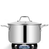 NutriChef Heavy Duty Stainless Steel Soup Stock Pot with Handles and Lid - 2 of 4