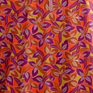 warm batik leaves