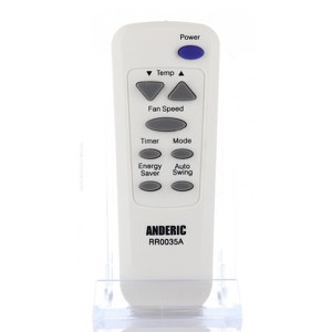 Anderic RR0035A Replacement AC Air Conditioner Remote Control for LG, GE, Goldstar, Hampton Bay, Kenmore, and Zenith - 1 of 4