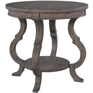 Hekman Round Lamp Table With Shaped Legs 23506 Lincoln Park - 1 of 2
