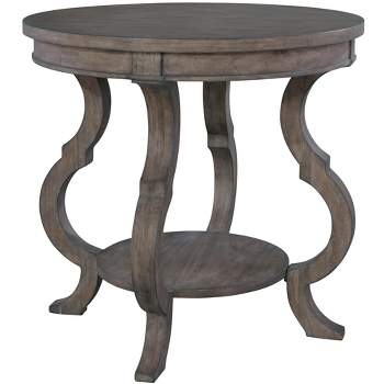 Hekman 23506 Hekman Round Lamp Table With Shaped Legs 2-3506 Lincoln Park