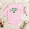 The Juniper Shop Lucky Clover Distressed Baby Long Sleeve Bodysuit - 2 of 3