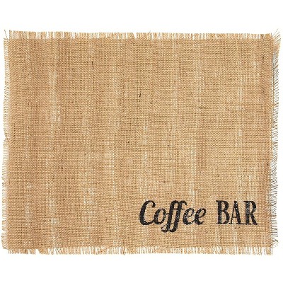 FashnPoint Burlap Printed Paper Placemats 50 Per Pack