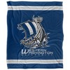 Western Washington University Primary Logo Silky Touch Blanket White 50x60 - 2 of 4