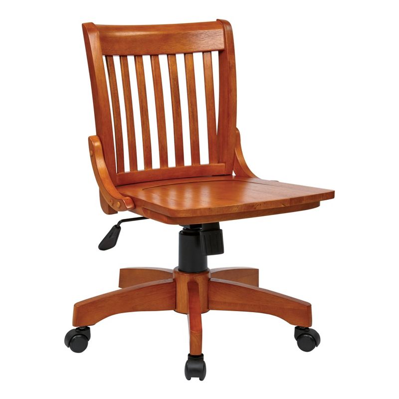 Armless Wood Banker's Chair Fruitwood - OSP Home Furnishings, 4 of 8