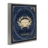 Stupell Industries Vintage Chesapeake Bay Crab Floating Frame Canvas Art, Gray, 25" x 25" - 2 of 4