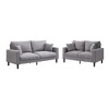 2-Piece Modern Corduroy Sofa Set, Includes 3-Seater and 2-Seater Upholstered Couches, Comfy Living Room Sofa Set for Apartment, Bedroom, or Office - 2 of 4