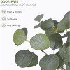 Artificial Eucalyptus Tree, Fake Artificial Plant with White Planter，Large Faux Floor Plant Fake Trees with Lights Artificial Trees for Home Decor - 3 of 4