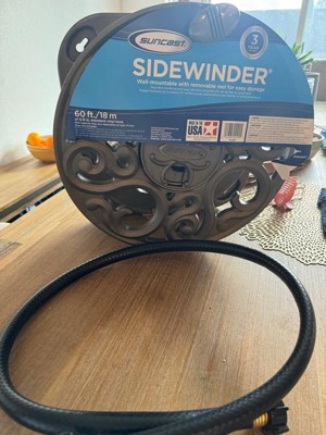 Genuine Suncast Sidewinder Side Winder Hose Reel in & out Tube