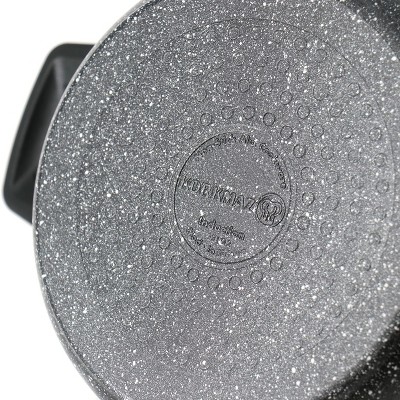 Black Speckled Aluminum Non-Stick Casserole Dish with Lid