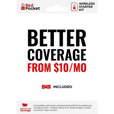 RedPocket Mobile SIM Kit: Choose Any Network
