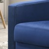 HOMLUX 27.5"W Velvet Accent Arm Chair with Tufting - 4 of 4
