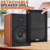 Pyle Home Theater Bookshelf Speakers - PHQBS52, 5.25" Woofer, 1" Silk Dome Tweeter, Pair, Black - 4 of 4