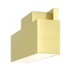 Livex Lighting Lynx 2 - Light Wall Light in  Satin Brass - 3 of 4