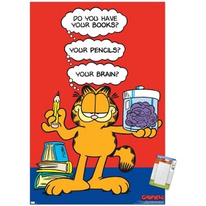 Trends International Garfield - Brain Unframed Wall Poster Prints - 1 of 4