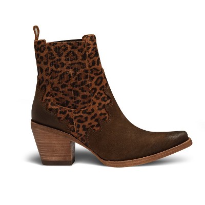 Buck & Brana Montana Fashion Western Leather Booties