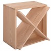Gulches 24 Bottle Solid Wood Modular Wine Rack 100% Fir Construction, Horizontal Design for Optimal Wine Preservation,No Tools Needed for Assembly - 4 of 4