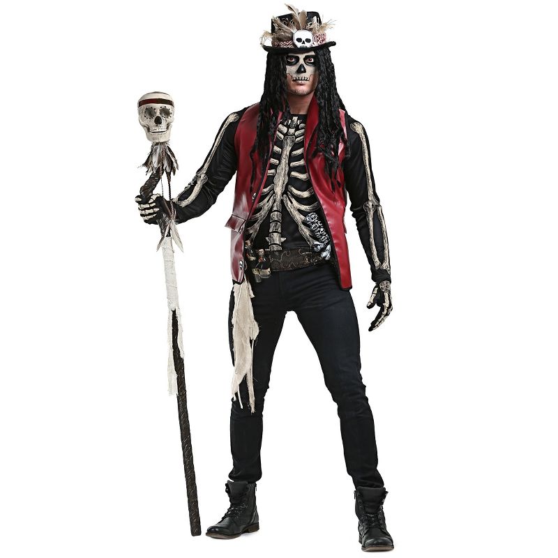 HalloweenCostumes.com Voodoo Doctor Costume for Men, 3 of 4
