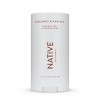 Native Natural Deodorant, Coconut Vanilla for Women and Men Aluminum and Paraben Free - image 2 of 4