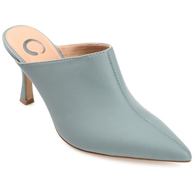 Journee Collection Womens Shiyza Mules High Stiletto Pointed Toe Pumps