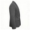Men's Wool Blend Long Sleeve Single-Button Casual Blazer Sport Coat - 2 of 4