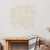 Cheung's Iquara Small Abstract Metal Wall Art Gold - 2 of 4