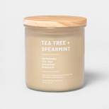Glass Jar Tea Tree and Spearmint Candle Beige - Project 62™