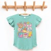 School Supplies Coquette - Kids Flutter Sleeve Tee - 2 of 3