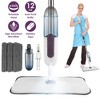 NewHome"Microfiber Spray Mop with 3 Washable Pads & 12oz Refillable Bottle for Hardwood, Tile & Laminate"White - 4 of 4