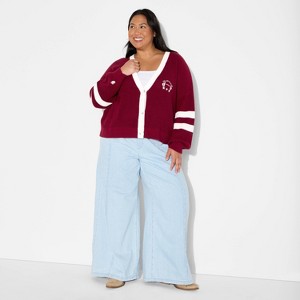 Women's Game Day V-Neck Button-Front Cardigan - Wild Fable™ - 1 of 3