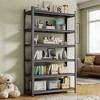 ORRD 3-Tier Metal Storage Rack with Adjustable Shelves, for Living Room/Kitchen/Supermarket/Garage, Black, Assembly Required - 2 of 4