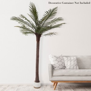 Pure Garden Artificial Palm Tree - Potted Faux Plant for Office or Home Decor - Realistic Greenery for Indoor or Outdoor Use - 1 of 4