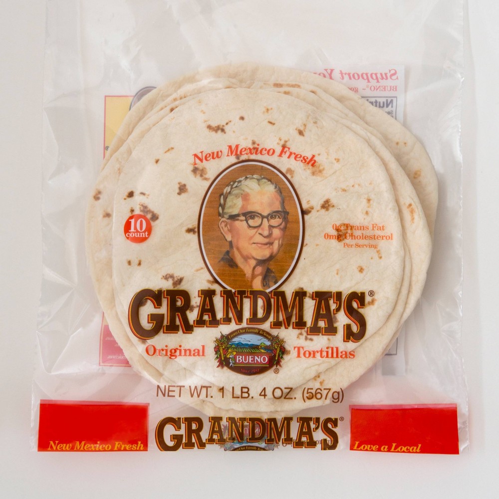 Grandmas Flour Tortillas - 10ct / 20oz