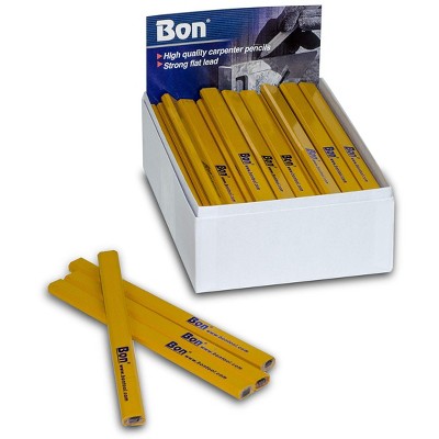 Bon Tool 84-842 Pencil - Yellow Casing Medium Black Lead - (72/Pkg)