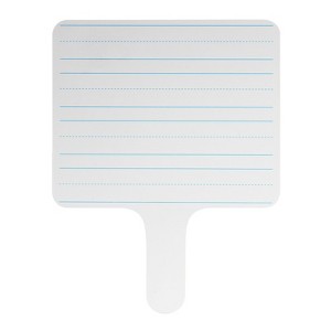 Flipside Products Two-sided Rectangular Dry Erase Writing Paddle, Lined/Blank, 7.75" x 10" - 1 of 1