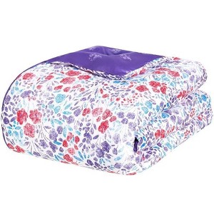 The Lakeside Collection Liberty Floral Comforter Set or Pillow - King Comforter Set 3 Pieces - 1 of 4