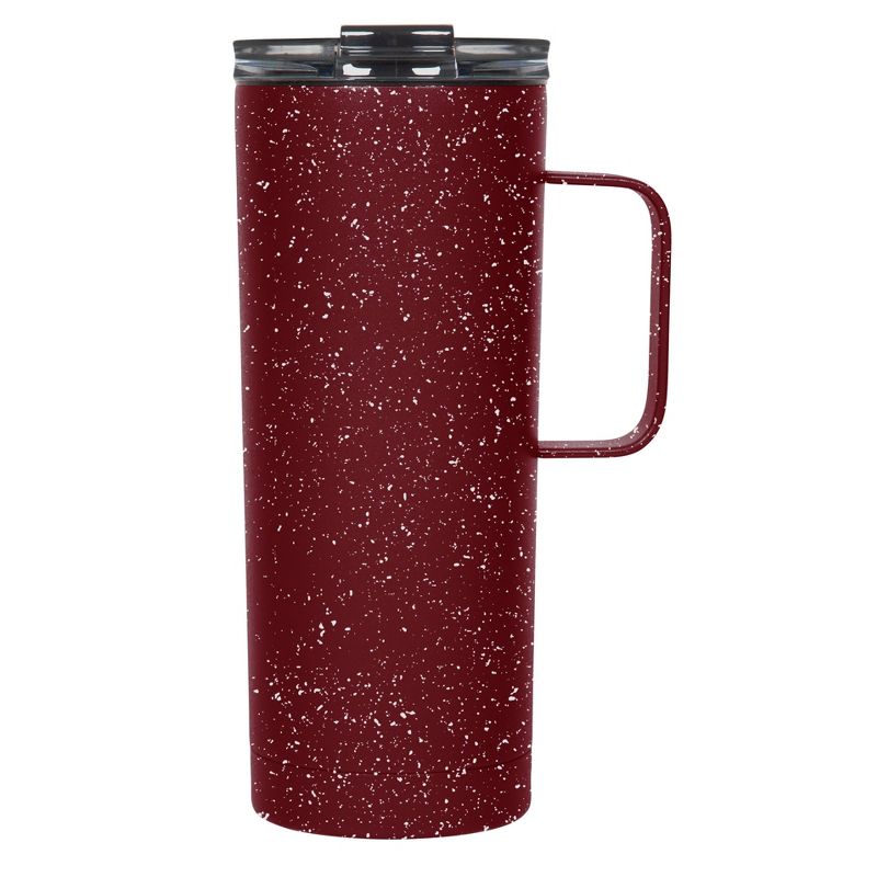 FIFTY/FIFTY 20oz Speckle Tall Mug Brick Red/White, 2 of 5