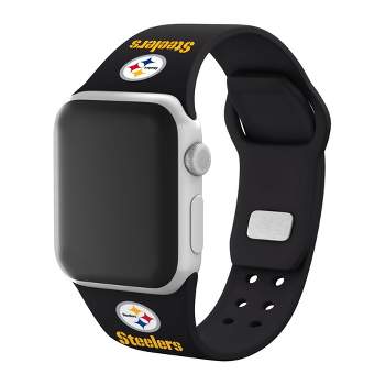 NFL Pittsburgh Steelers Wordmark Apple Watch Band  
