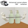 Topteng 2 Pack Metal Towel Bar for Bathroom & RV Shower Corner - 3 of 4