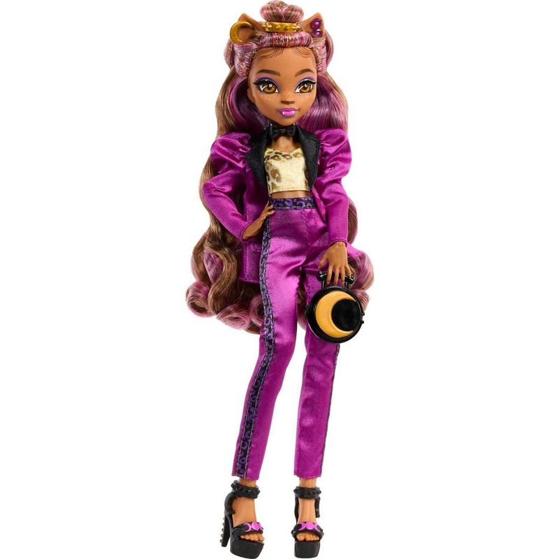 Monster High Clawdeen Wolf Fashion Doll in Monster Ball Party Fashion with Accessories, 5 of 9