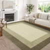 Modern Abstract Area Rug Machine Washable Rug - 2 of 4