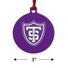 University of St. Thomas Primary Logo Aluminum Holiday Christmas Tree Ornament  3.0" (7.6 cm) x 3.37" (8.6 cm) - 3 of 4