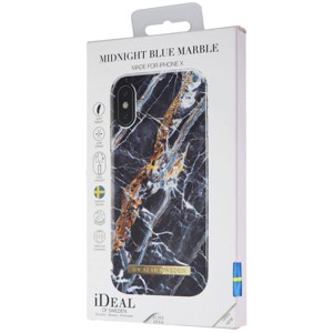 IDeal Of Sweden Fashion Case for iPhone X - Midnight Blue Marble - 1 of 1