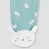 Carter's Just One You® Baby Bunny Footed Pajama - Blue - image 4 of 4