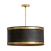 Capital Lighting Barrow 4 - Light Pendant in  Galvanized Black/True Brass - 2 of 4