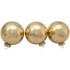 Northlight 6pc Shiny and Matte Glass Ball Christmas Ornament Set 3.25" - Champagne Gold - 4 of 4