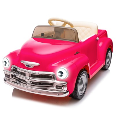12V Kids Ride On Car, Licensed Chevrolet 3100 Pickup Battery Powered Electric Vehicle with Remote Control