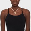 Seedbead Sun Charm Pendant Necklace - A New Day™ White - 2 of 4